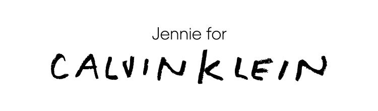 JENNIE For Calvin Klein
